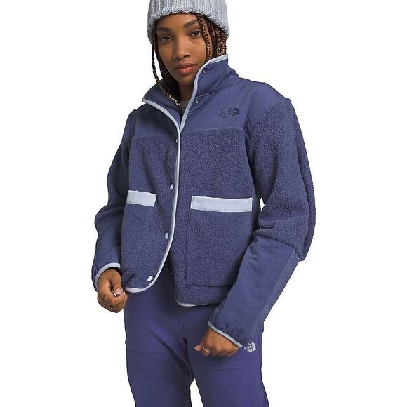 The North Face Womens Cragmont Fleece Jacket, Cave Blue/Dusty Periwinkle, L - Picture 1 of 2